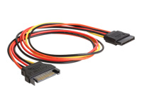 Bild von DELOCK Kabel Power SATA 15pin St > SATA 15pin Bu Verlängerung  50cm