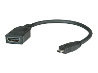 Bild von ROLINE HDMI HS  Kabel mit Ethernet A C BU ST 0.15m