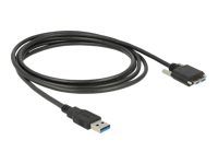 Bild von DELOCK Kabel USB 3.0 A Stecker > USB 3.0 Micro-B Stecker mit Schrauben 3m