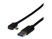 Bild von EFB USB 3.2 Gen1 5Gbit 3A Anschlusskabel Typ-A Stecker - Typ-C Stecker 90 Grad 3m