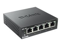 Bild von D-LINK DES-105 5?Port Layer2 Fast Ethernet Switch 5x 10/100 Mbit/s Metallgehäuse Autosensing MDI/MDIX-Anpassung