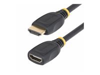 Bild von STARTECH.COM 0,5m HDMI 2.0 Verlängerungskabel High Speed HDMI Kabel 4K 60Hz Arc HDMI Verlängerungskabel HDMI Adapter M/F