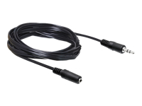 Bild von DELOCK Verlängerungskabel Audio Klinke 3,5mm Stecker / Buchse 5m