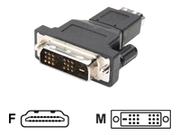 Bild von TECHLY Adapter HDMI Buchse 19 polig auf DVI-D 18+1 Stecker Single Link schwarz vernickelt