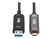 Bild von EATON TRIPPLITE USB-A to USB-C AOC Cable M/M - USB 3.2 Gen 2 Fiber Active Optical - Data Only Black 10m