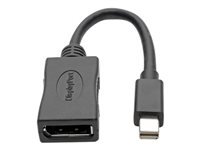 Bild von EATON TRIPPLITE Keyspan Mini DisplayPort to DisplayPort Adapter 4K 60Hz Black M/F 6Zoll 15,24cm