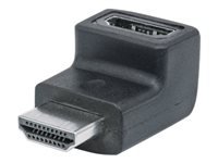 Bild von MANHATTAN HDMI-Adapter gewinkelt HDMI A-Buchse auf A-Stecker 90 grad nach oben gewinkelt