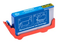 Bild von STATIC Ink cartridge compatible with HP F6T77AE 913 cyan remanufactured 3.000 pages