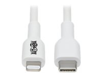 Bild von EATON TRIPPLITE USB-C to Lightning Sync/Charge Cable M/M MFi Certified White 2m 6,6 ft.