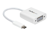 Bild von STARTECH.COM USB-C auf VGA Adapter - USB Typ-C zu VGA Video Konverter - Weiss