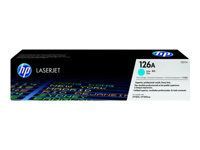 Bild von HP 126A LaserJet Original Toner cyan Standardkapazität 1.000 Seiten 1er-Pack