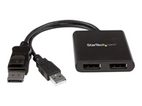 Bild von STARTECH.COM StartTech.com MST Hub - DisplayPort auf 2x Displayport - Multi Stream Transport Hub - DP 1.2 auf DP