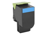 Bild von LEXMARK 802XC Toner cyan Extra hohe Kapazität 4.000 Seiten 1er-Pack return program