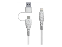 Bild von BIOND BIO-CT-IP USB-C to Lightning & USB-A 3,5A cable 1,2m