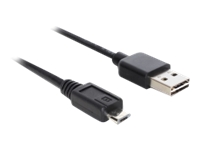 Bild von DELOCK Kabel EASY-USB 2.0 Typ-A Stecker > USB 2.0 Typ Micro-B Stecker 50 cm schwarz