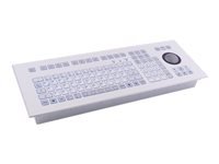 Bild von GETT Folienabgedeckte Tastatur, Frontplatte mit Gewindebolzen und Schutz der Folienkante, Frontplattenmaterial aus Aluminium