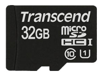 Bild von TRANSCEND Premium 32GB microSDHC UHS-I Class10 60MB/s MLC inkl. Adapter
