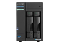 ASUSTOR AS6702T v2 2 Bay NAS Quad-Core A4 2.0GHz CPU Dual 5GbE Port
