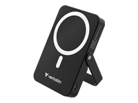 VERBATIM CHARGE N GO POWER BANK WITH STAND MAGNETIC WIRELESS 10000MAH - BLACK WCF (P)