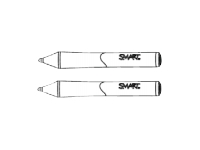SMART Replacement Pens for Board X800 Series - Set of Two