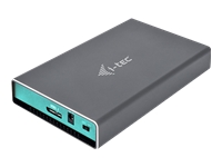 Bild von I-TEC USB 3.0 MySafe Festplattengehaeuse fuer 6,4cm 2,5Zoll SATA HDD SSD I/II/III USB 3.0 bis zu 5Gbps Alugehaeuse