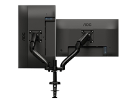 Bild von AOC AS110D0 Monitor arm Dual up to max. 68,58cm 27Zoll 520mm 100mm double