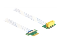 Bild von DELOCK Riser Karte PCI Express x1 Stecker zu x1 Slot 90 gewinkelt mit FPC Kabel 15cm