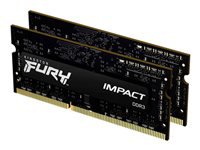 D3S 8GB 1600-09 Impact 1,35V kit of 2 Kingston Fury