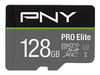 Bild von PNY MICRO-SD Card PRO ELITE 128GB Class 10 XC UHS I U3 A1 V30 SD adapter