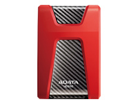 ADATA external HDD 2TB 2,5'' USB 3.1 DashDrive Durable HD650, červený (gumový, nárazu odolný)