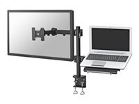 NEOMOUNTS FPMA-D960N Desk Mount Clamp 2xFlatscreen 10-27inch 10kg VESA 75x75/100x100mm dreh-kipp-schwenkbar pivot schwarz