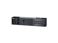 APC Service Bypass Panel Rack AC 230V 3000VA, input IEC 60320 C20 output connectors, 8 2U, Black