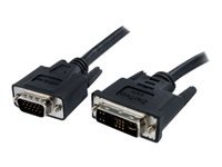 Bild von STARTECH.COM 1m DVI auf VGA Monitorkabel - Stecker / Stecker - DVI-I 24+5 VGA (15Pin) -  DVI-A Analog VGA Kabel St/St 1m