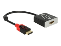 Bild von DELOCK Adapter Displayport 1.2 Stecker > HDMI Buchse 4K 60 Hz Passiv schwarz