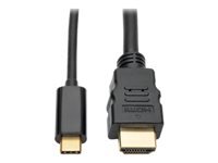 Bild von EATON TRIPPLITE USB-C to HDMI Active Adapter Cable M/M 4K Black 3ft. 0,9m