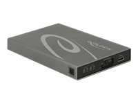 Bild von DELOCK  Externes Gehäuse 2 x M.2 Key B SSD > USB 3.1 Gen 2 USB Type-C Buchse mit RAID
