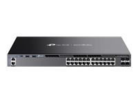 Bild von TP-LINK SG6428X Omada 24-Port Gigabit Stackable L3 Managed Switch with 4 10GE SFP+ Slots 24x RJ45 4x 10G SFP+ 2x USB 2.0