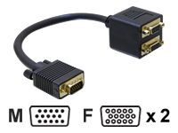 Bild von DELOCK Adapter VGA Stecker zu 2x VGA Buchse