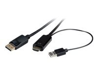 Bild von ROLINE HDMI-Kabel UltraHDTV - DisplayPort ST/ST schwarz 1m