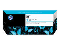 HP 81 original dye Ink cartridge C4934A light cyan standard capacity 680ml 1-pack