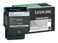 Bild von LEXMARK C544, X544 Toner schwarz Extra hohe Kapazität 6.000 Seiten 1er-Pack Rückgabe