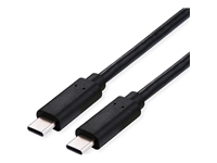 Bild von VALUE USB4 Gen2x2 Kabel C-C ST/ST 20Gbit/s 100W schwarz 2m