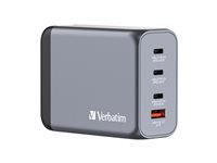 VERBATIM GNC-200 GAN CHARGER 4 PORT 200W USB A/C EU/UK/US WCF (P)