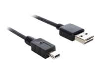 Bild von DELOCK Kabel EASY-USB 2.0 Typ-A Stecker > USB 2.0 Typ Mini-B Stecker 0,5 m schwarz