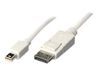 Bild von LINDY Mini DP zu DP Kabel, weiss 2m MiniDisplayPort zu DisplayPort