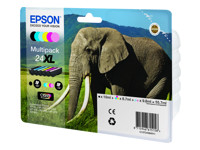 Bild von EPSON Tintenpatrone 24XL Claria Photo HD Ink  schwarz und fünf Farbstandardkapazität 55.7ml 1-Komponenten-Blister ohne Alarm