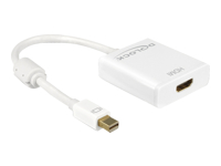 Bild von DELOCK Adapterkabel mini DisplayPort 1.2 Stecker > HDMI Buchse weiß 4K Aktiv