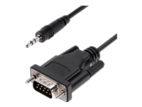 Bild von STARTECH.COM 1m DB9 auf 3,5mm serielles Kabel für Gerätekonfiguration DB9 Stecker auf 3,5mm Klinkenstecker Adapter Kalibrierung von
