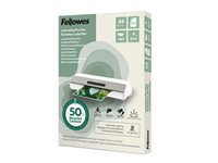 FELLOWES Pochettes de plastification A6 avec 50 pourcentage de contenu recyclé - usage léger brillant lot de 100