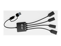 I-TEC USB-C/USB-A Cable HUB, 4 port, 2x USB-C 3.2 Gen 1, 2x USB-A 3.2 Gen 1